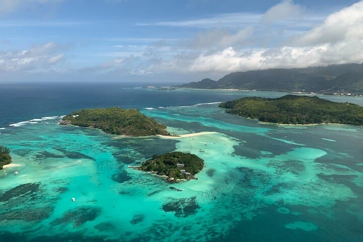 The St. Anne Marine National Park from a birds eye view