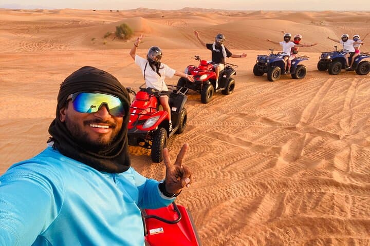 دبي ريد ديونز ATV، الجمال، مراقبة النجوم، ومخيم الشواء في الخيمة 5*